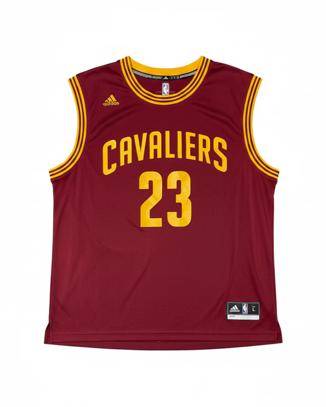 Adidas Maroon Cleveland Cavaliers LeBron James #23 NBA Jersey