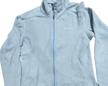 Patagonia Light Blue Synchilla Full-Zip Fleece Jacket