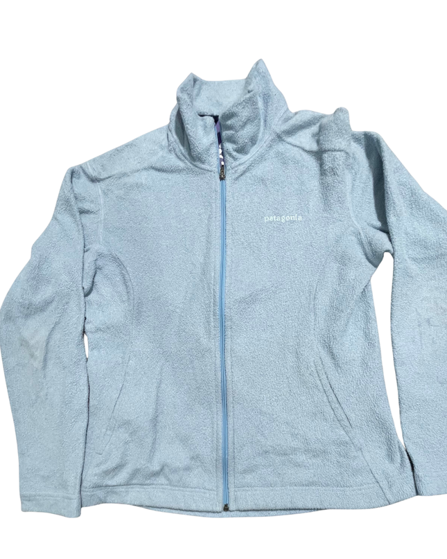 Patagonia Light Blue Synchilla Full-Zip Fleece Jacket