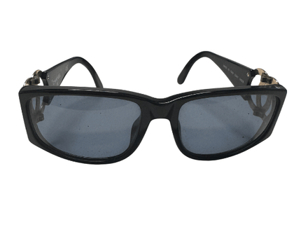Chanel Black CC Logo Square Sunglasses