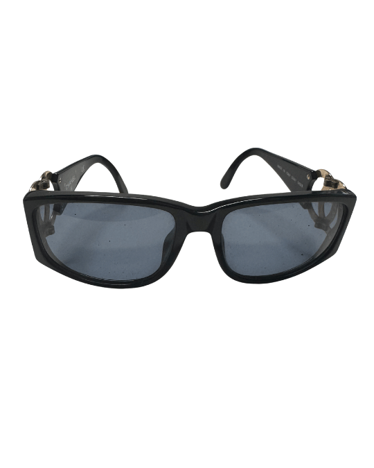 Chanel Black CC Logo Square Sunglasses