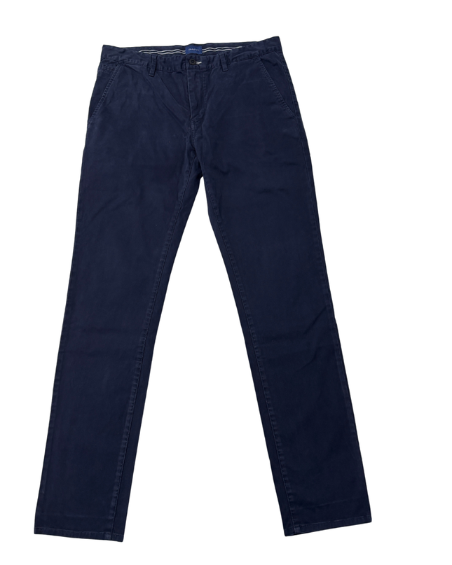 Gant Navy Blue Molsey Extra Slim Chino Pants