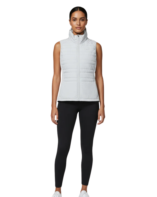 Nike Grey Lightweight Puffer Running Vest