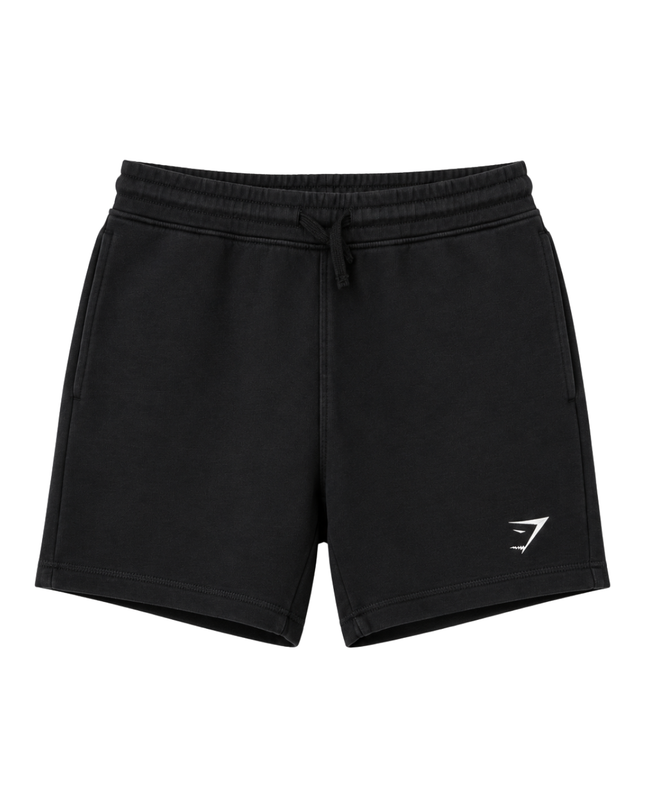 Gymshark Black Athletic Fleece Shorts