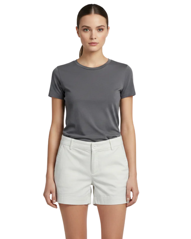 GAP White Sunkissed Cotton Chino Shorts