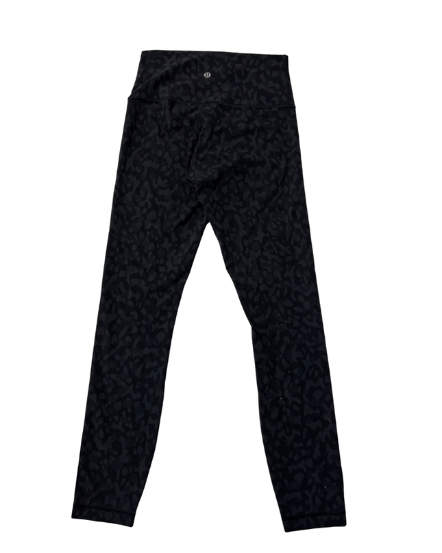 Lululemon Black Leopard Print High-Rise Leggings