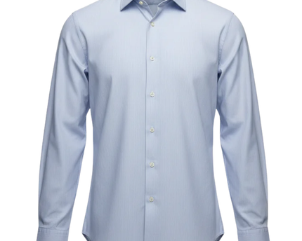 BOSS Light Blue Striped Long Sleeve Shirt