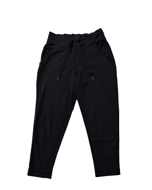 lululemon Black Tapered Drawstring Active Pants