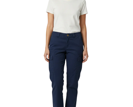 Lauren Ralph Lauren Navy Blue Straight Leg Cargo Utility Pants