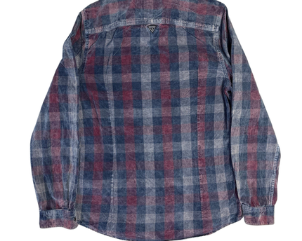 Guess Check Shirt Blue & Red Shirt