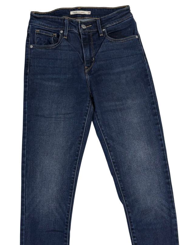 Levi's 721 High Rise Skinny Dark Blue Jeans