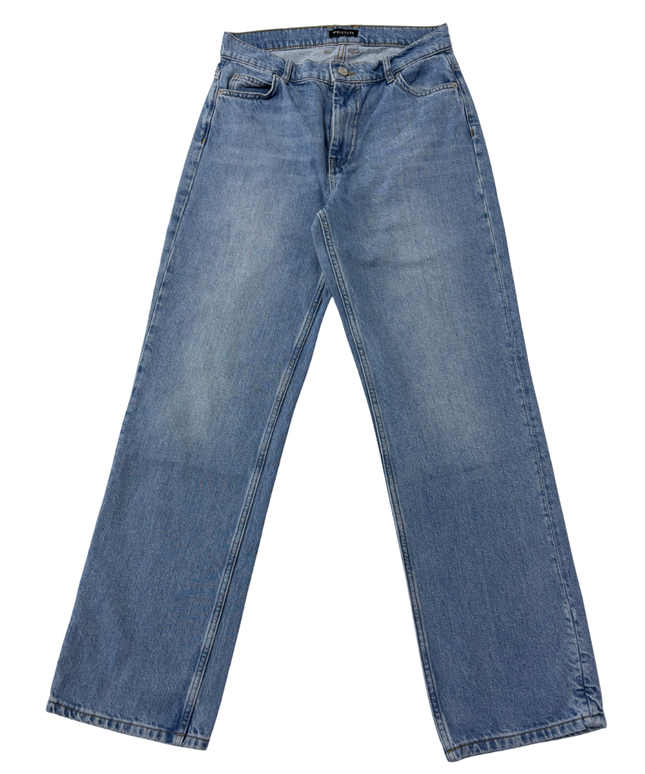 Whistles Mid-Wash Blue Straight Leg Denim Jeans
