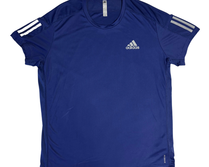 Adidas Blue Performance Aeroready Sports T-Shirt
