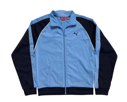 Puma Light Blue Logo Sports Jacket