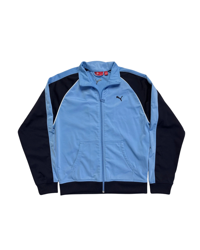 Puma Light Blue Logo Sports Jacket