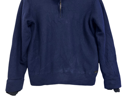 Barbour Navy 1/4 Zip Knit Sweater