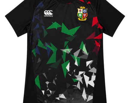 Canterbury Black British & Irish Lions Rugby Training Jersey
