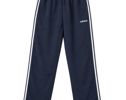Adidas Navy Blue 3-Stripe Track Pants