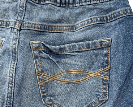 Abercrombie Kids Blue Denim Wrap Skort
