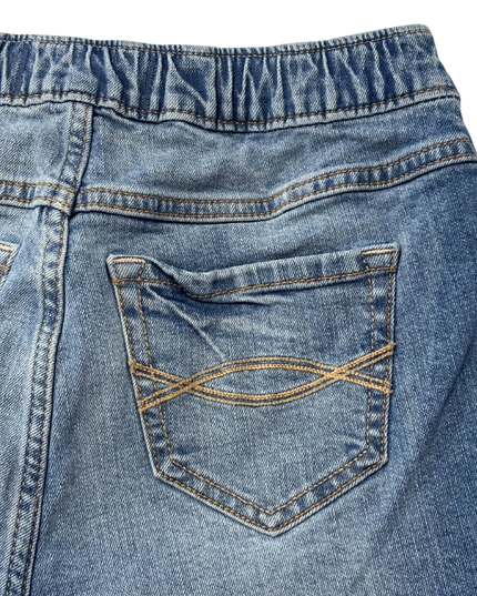 Abercrombie Kids Blue Denim Wrap Skort