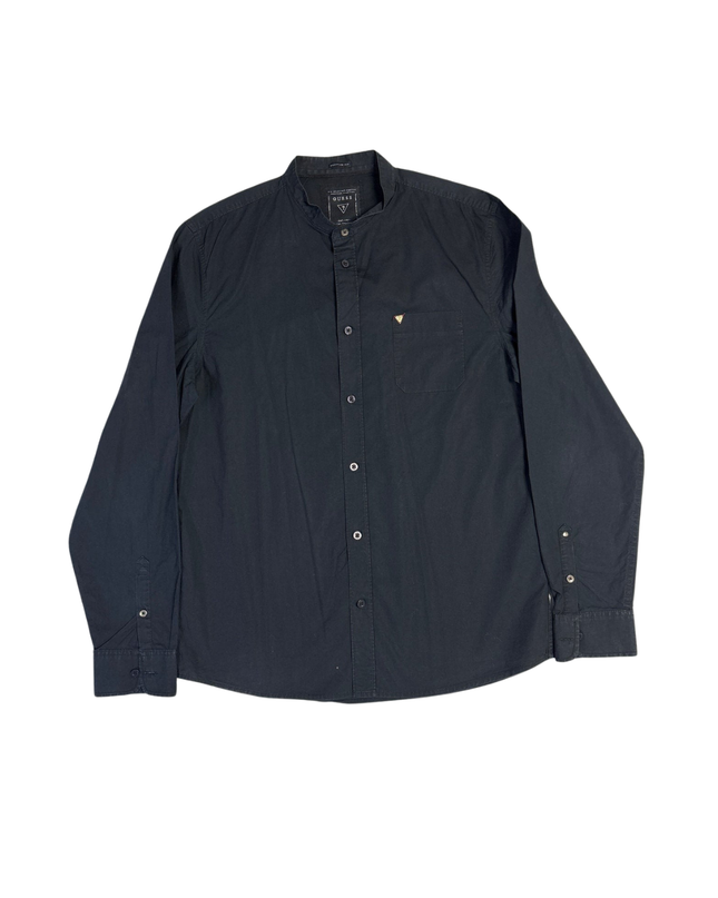 Guess Navy Long Sleeve Shirt