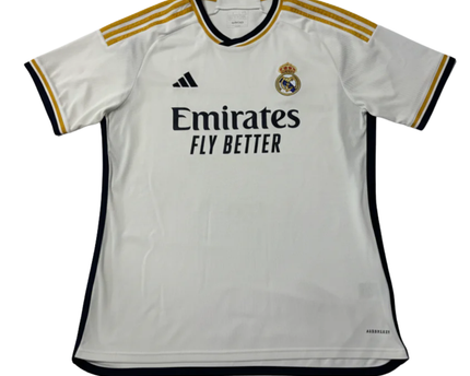 Adidas White Real Madrid 23/24 Home Jersey
