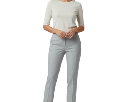 H&M Grey Tailored Ankle Trousers