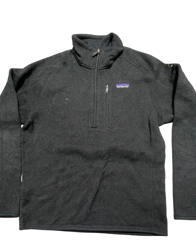 Patagonia Charcoal Better Sweater 1/4 Zip Fleece Pullover