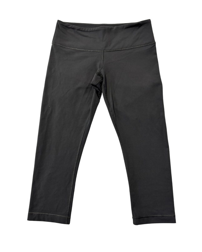 Lululemon Charcoal Crop Yoga Leggings