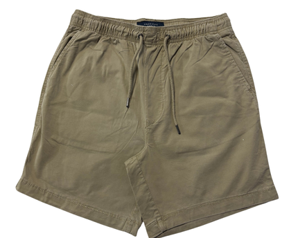 American Eagle Men's Khaki Chino Flex Drawstring Shorts