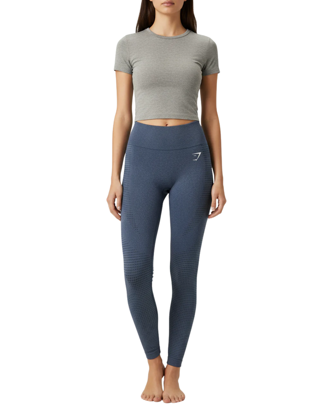 Gymshark Blue Energy+ Seamless High-Waisted Leggings