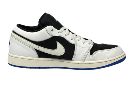 Jordan Air Jordan 1 Low Quai 54 Black/White/Blue Sneakers W/Box