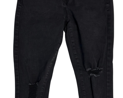 Guess Black Distressed Skinny Jeans