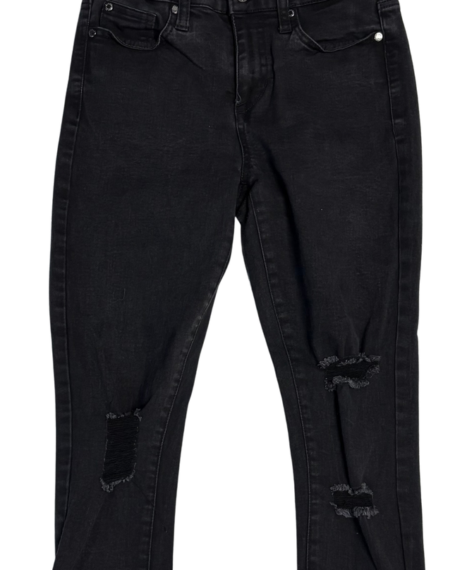 Guess Black Distressed Skinny Jeans