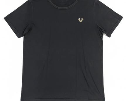 True Religion Black Graphic World Tour T-Shirt