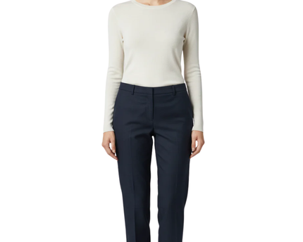 Calvin Klein Navy Straight Leg Tailored Trousers