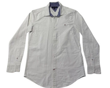 Tommy Hilfiger White Long Sleeve Shirt