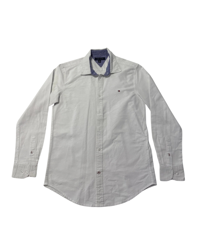 Tommy Hilfiger White Long Sleeve Shirt