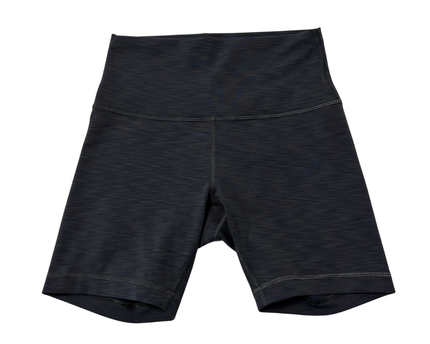Lululemon Dark Grey High-Rise Activewear Biker Shorts