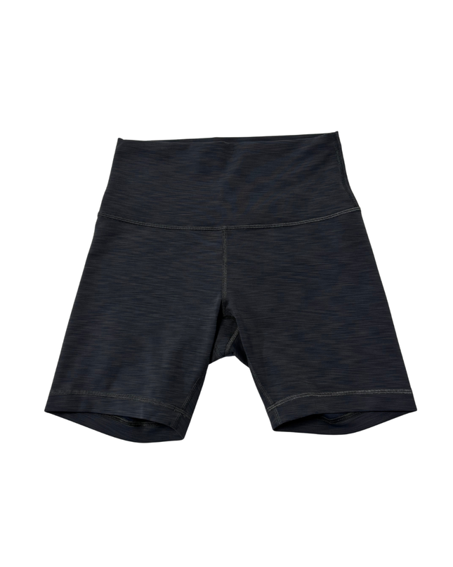 Lululemon Dark Grey High-Rise Activewear Biker Shorts