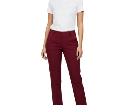 Brooks Brothers Red Fleece Maroon Slim-Fit Trousers