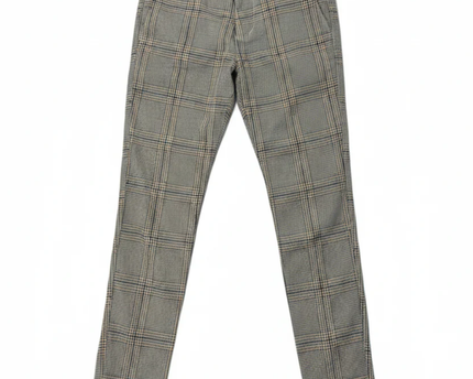 Hollister Grey Plaid Super Skinny Chino Pants