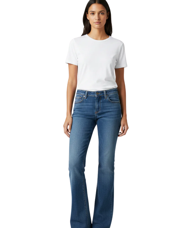 Levi's Blue 572 Boot Cut Stretch Denim Jeans