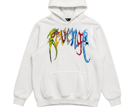 Revenge White Trippie Redd Portrait Graphic Hoodie