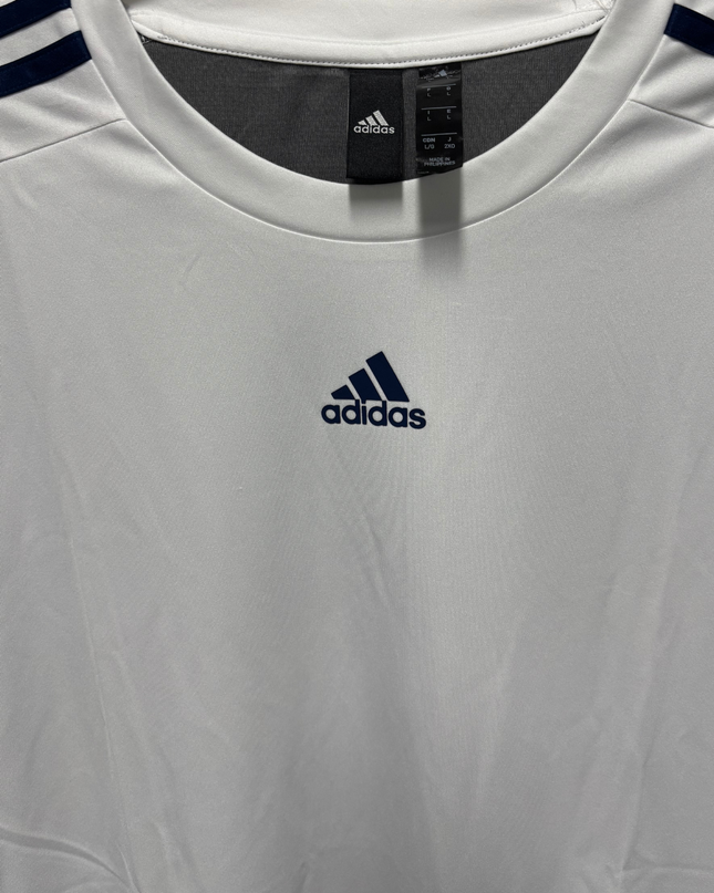 Adidas Aeroready White & Grey Training T-Shirt - L
