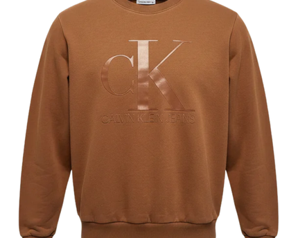 Calvin Klein Jeans Brown CK Logo Sweatshirt