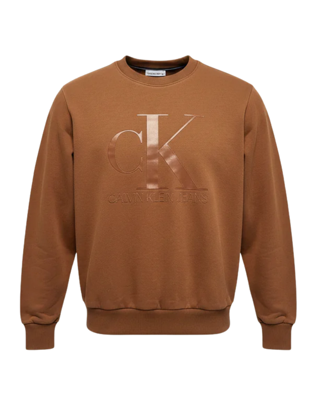 Calvin Klein Jeans Brown CK Logo Sweatshirt