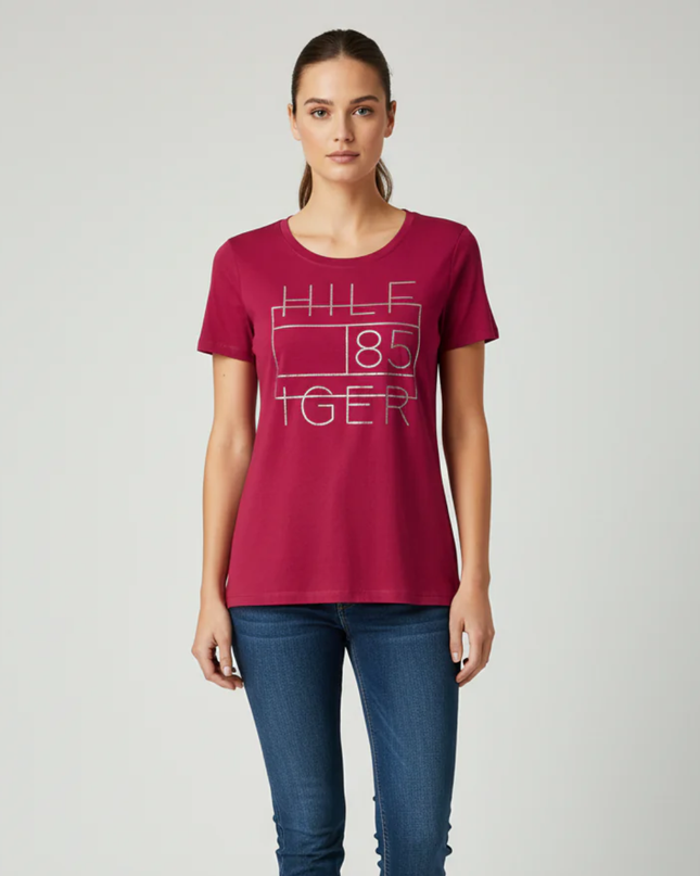 Tommy Hilfiger Pink Graphic T-Shirt