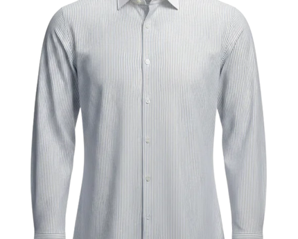 BOSS White Striped Slim Shirt