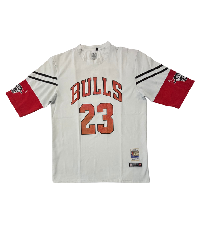 Adidas NBA Chicago Bulls #23 Michael Jordan Retro Graphic Jersey - L